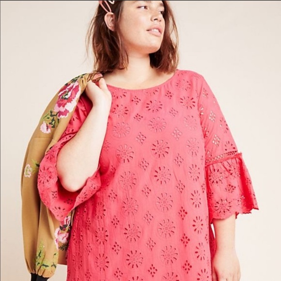 Dresses & Skirts - NWT Anthropologie Dani eyelet lace tunic dress